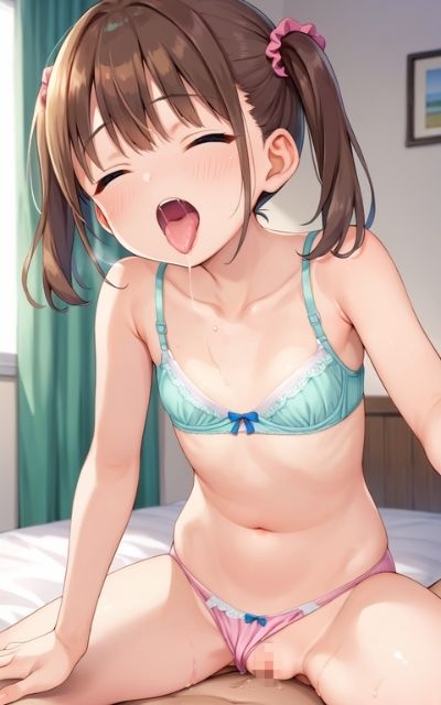 サンプル画像2:【パパ活】つるぺた女子のアソコは敏感(くりみるく) [d_509826]