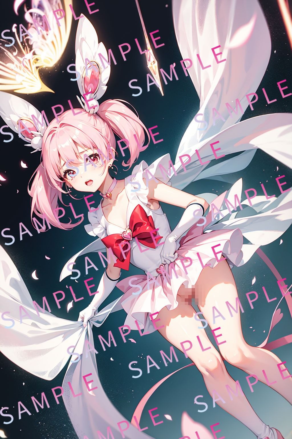 サンプル画像3:大人なちびうさ【えっちなおせっせ戦士！】＜おっぱい・おま◯こ・挿入・ぶっかけ＞神ショット連発！ポーズで魅せる’エモい’シーンを独り占め(満瑚あいり | 女性クリエイター) [d_509871]