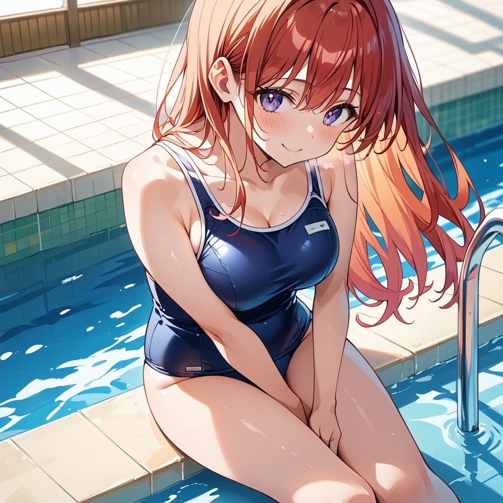 サンプル画像4:体験入部したら 先輩がかわいかったから 水泳部に入部しちゃいました。(ねるねむ) [d_509884]