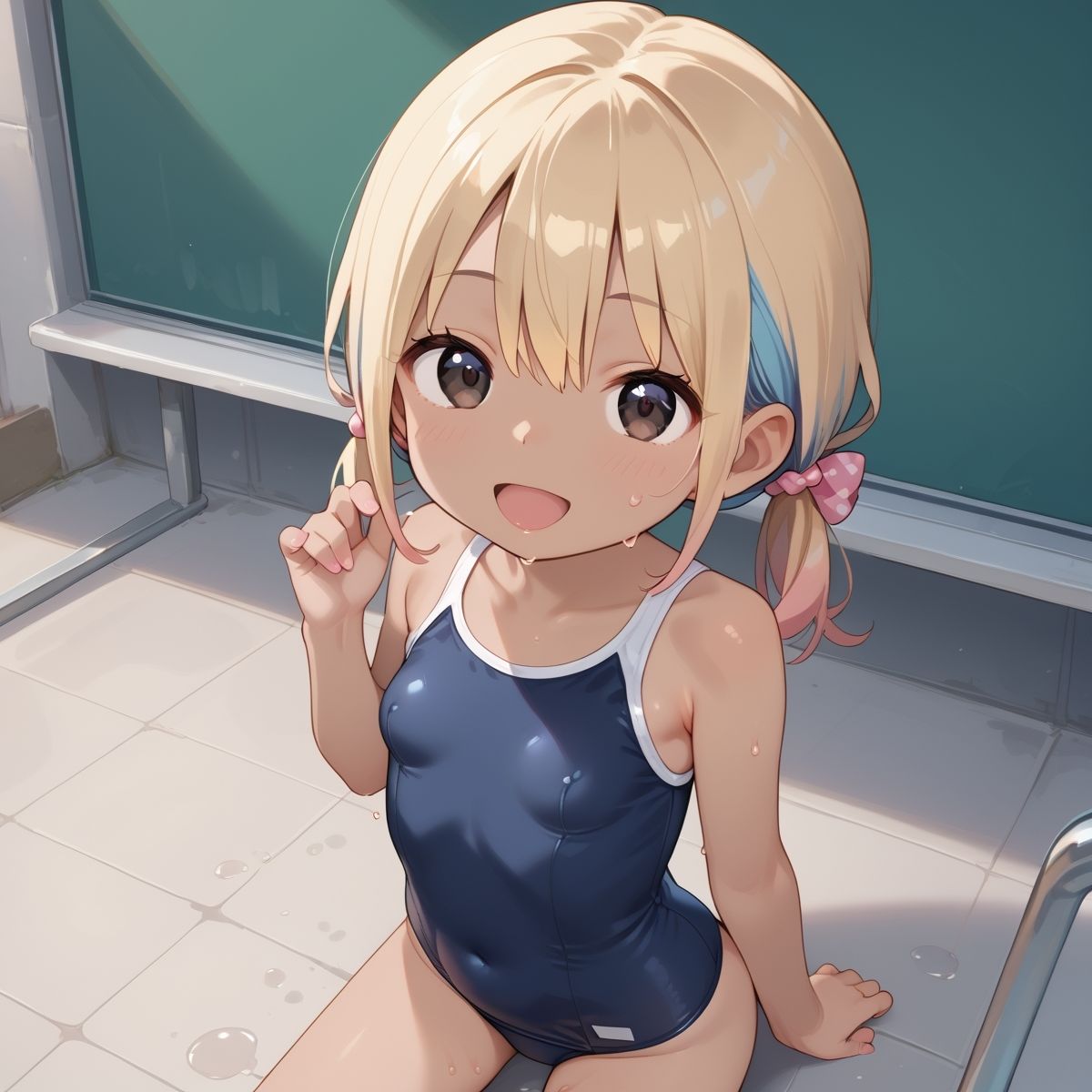 サンプル画像5:●リギャルパコってみた。〜貧乳スク水編〜【厳選画像221枚！】Vol.1(東京ギャル界隈) [d_509932]