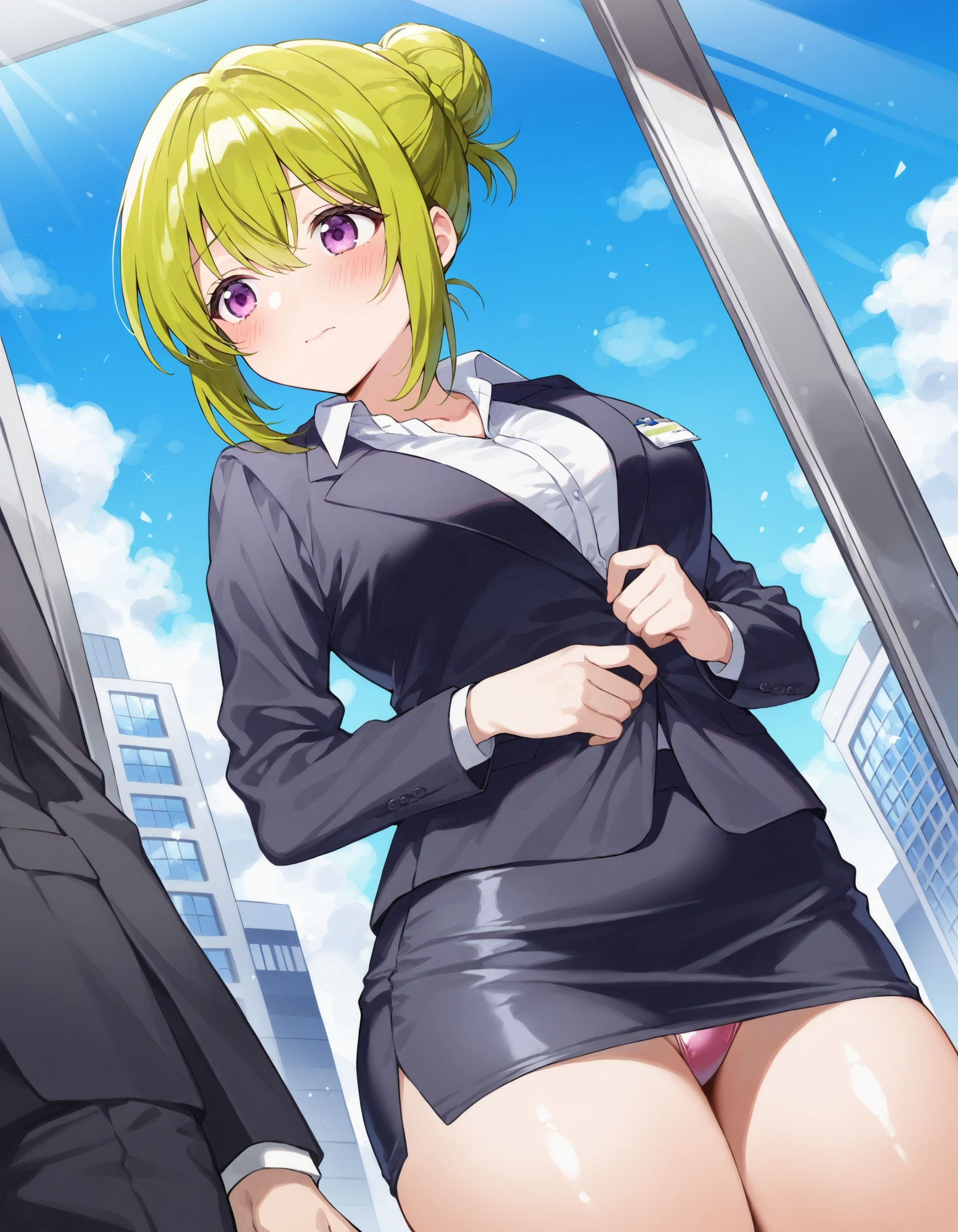 サンプル画像5:ミニスカOLのパンチラ(D.P.H.) [d_510033]