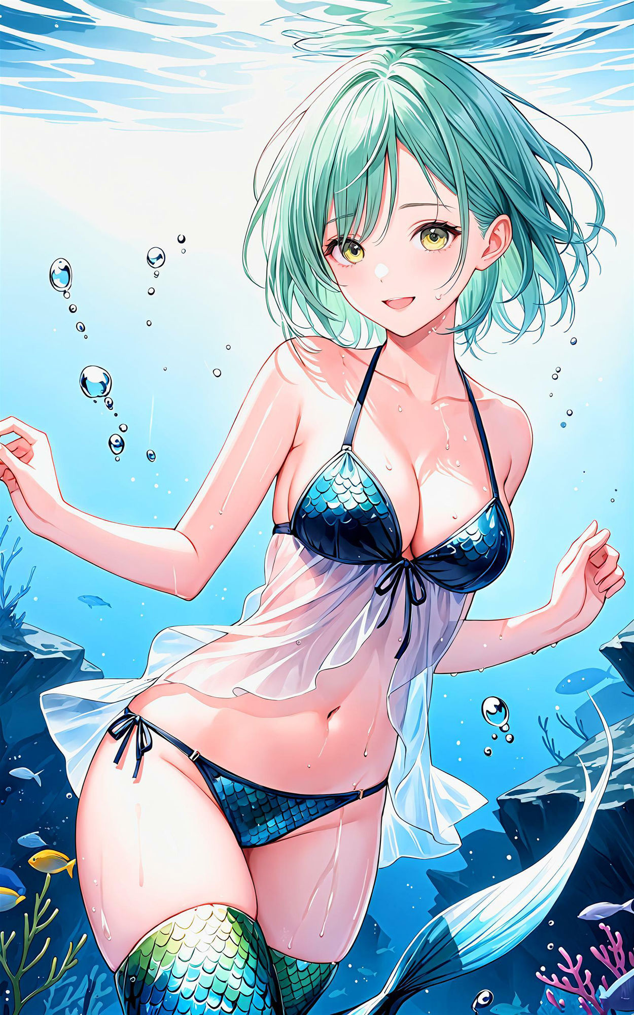 サンプル画像5:エチエチマーメイドちゃん-この娘と一緒なら一生海底暮らしとか楽勝なんだがw- vol.2(BETA) [d_510182]