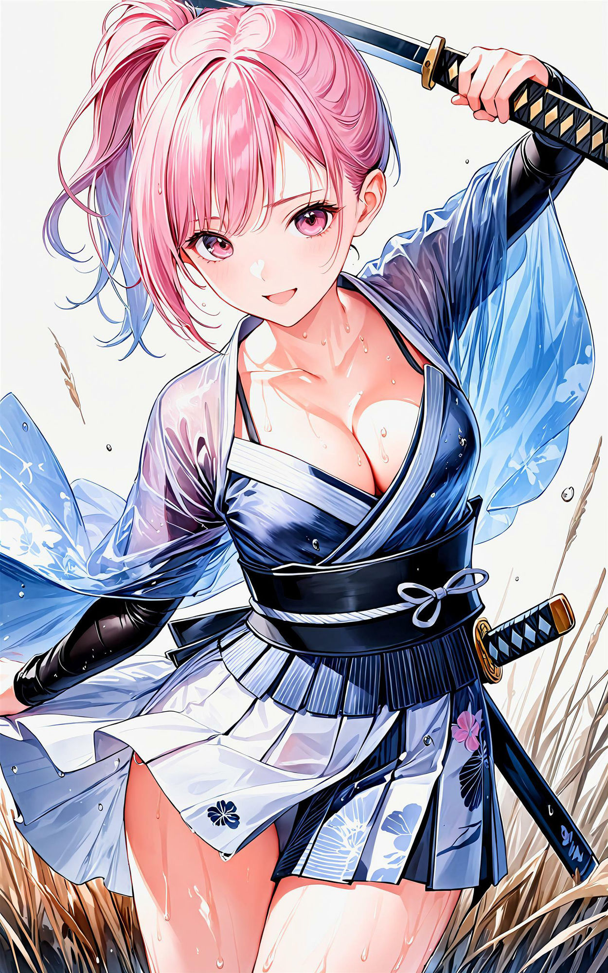 サンプル画像2:エチエチ侍ちゃん-エチエチすぎて俺の刀は絶対さびないw- vol.2(BETA) [d_510202]