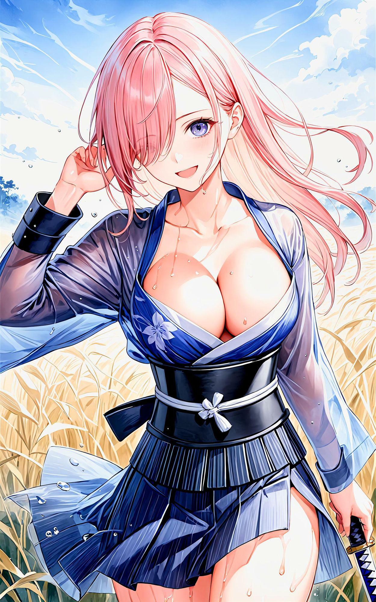 サンプル画像3:エチエチ侍ちゃん-エチエチすぎて俺の刀は絶対さびないw- vol.2(BETA) [d_510202]