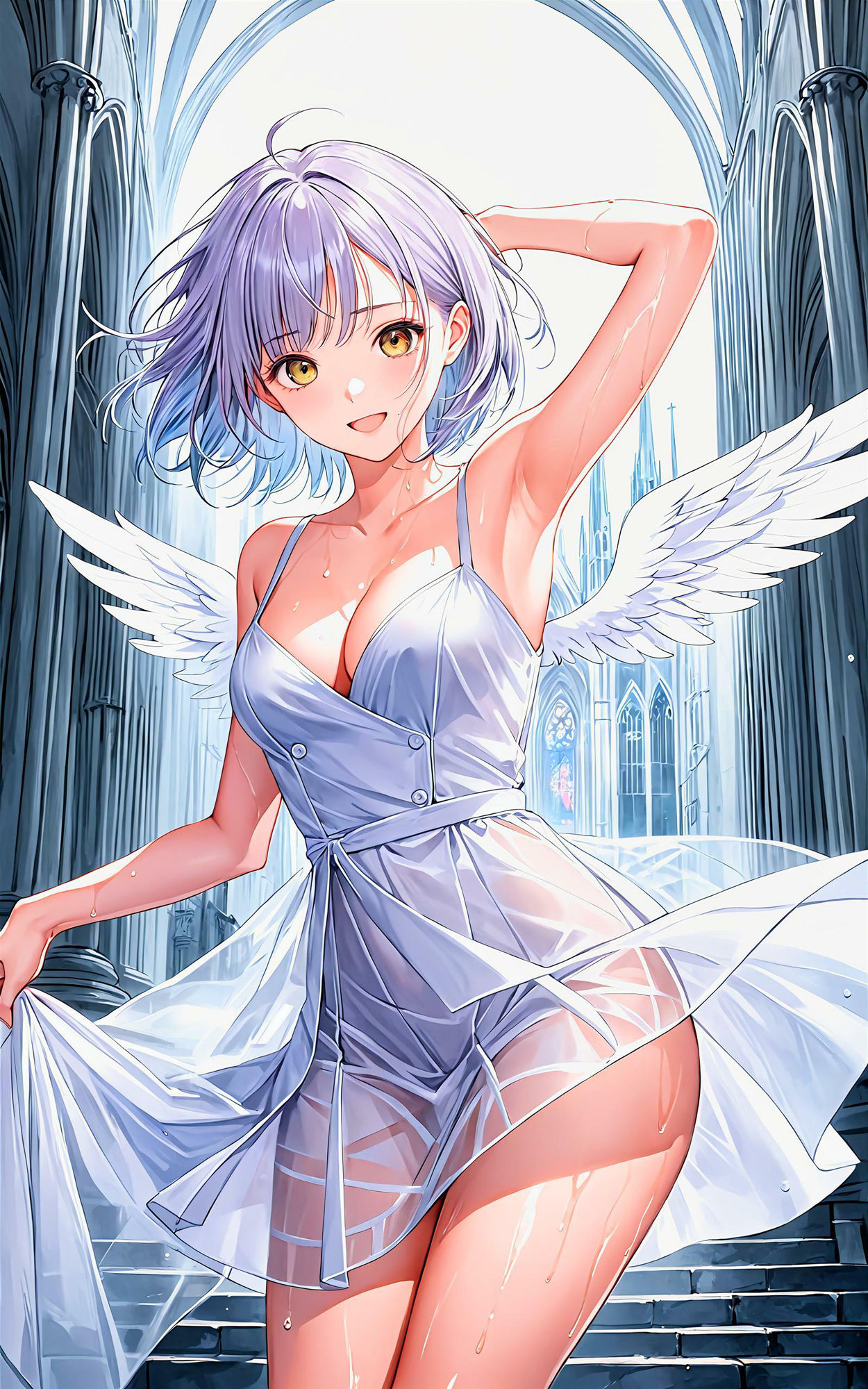 サンプル画像2:エチエチ天使ちゃん-この天使ちゃんとなら地獄暮らしでもかまわない！- vol.2(BETA) [d_510208]