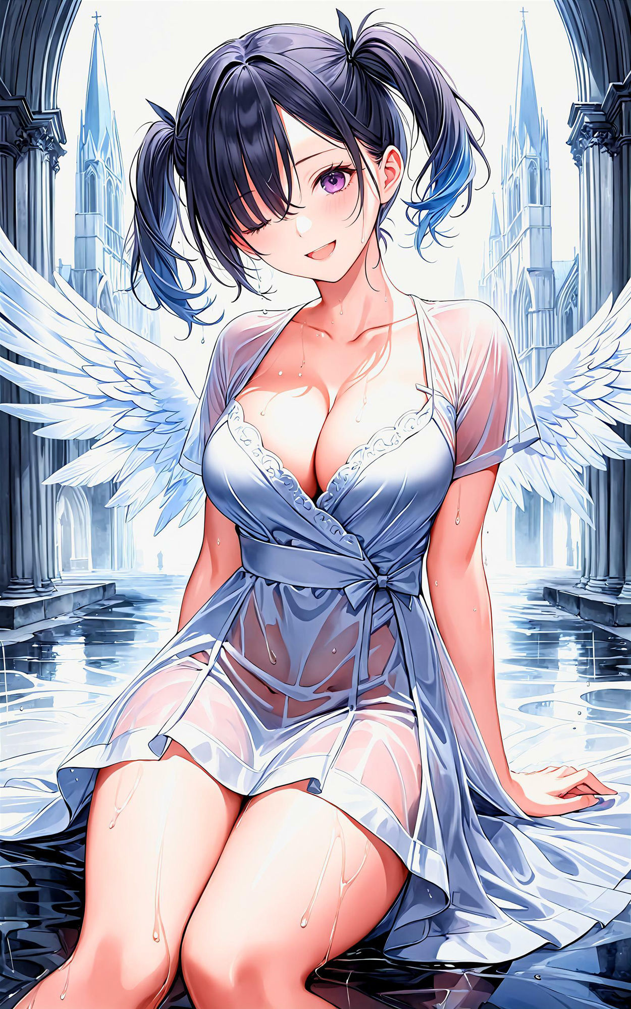 サンプル画像3:エチエチ天使ちゃん-この天使ちゃんとなら地獄暮らしでもかまわない！- vol.2(BETA) [d_510208]