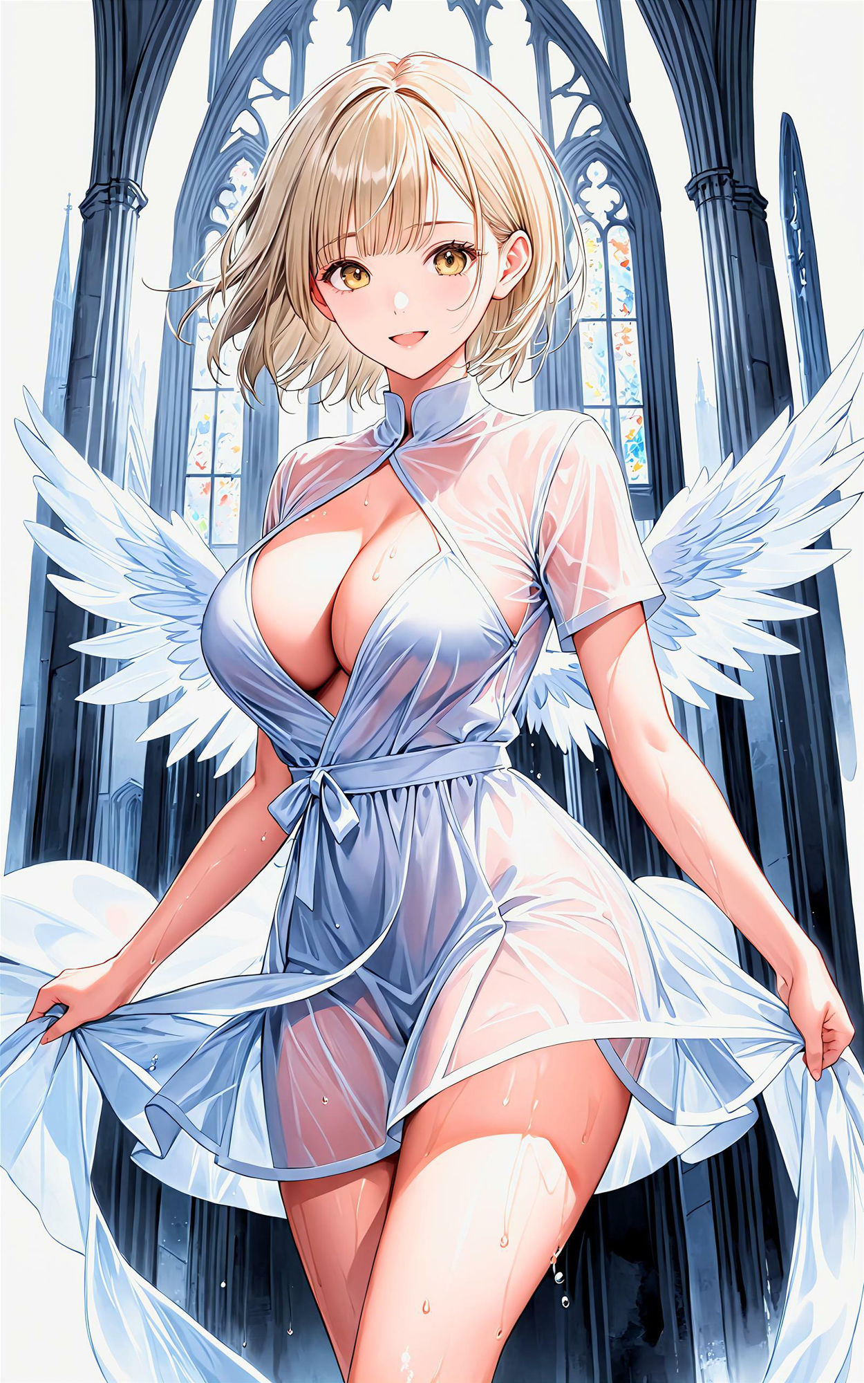 サンプル画像4:エチエチ天使ちゃん-この天使ちゃんとなら地獄暮らしでもかまわない！- vol.2(BETA) [d_510208]