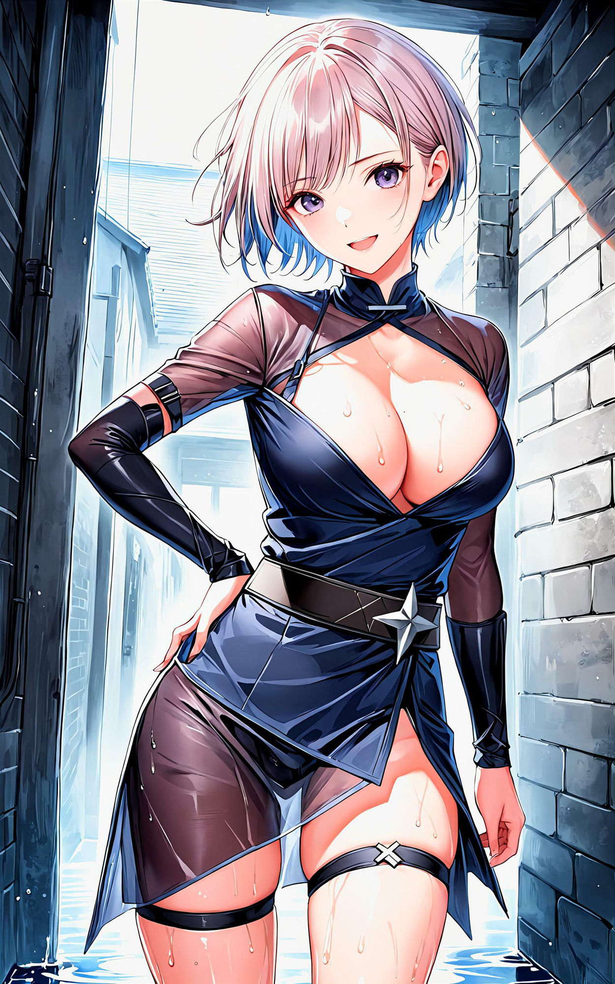 サンプル画像2:エチエチ忍者ちゃん-屋根裏で一緒に忍んでニンニンしたい件- vol.2(BETA) [d_510211]