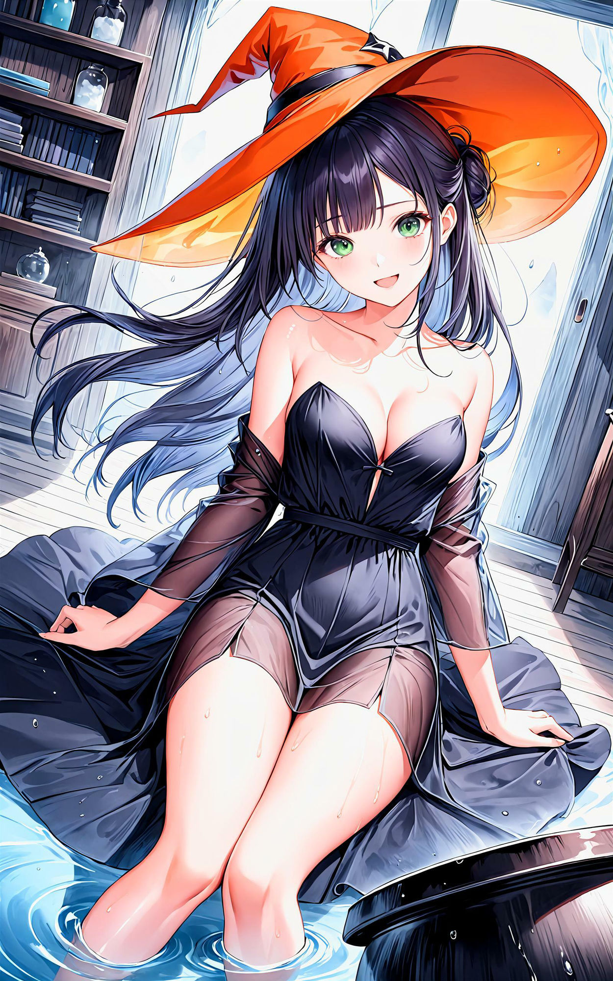 サンプル画像1:エチエチ魔女ちゃん-こんな魔女ちゃんに魔法をかけられて操られたいw- vol.2(BETA) [d_510216]