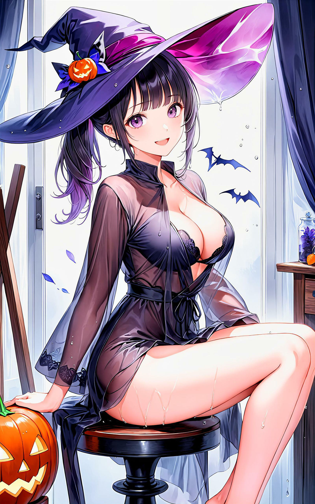 サンプル画像2:エチエチ魔女ちゃん-こんな魔女ちゃんに魔法をかけられて操られたいw- vol.2(BETA) [d_510216]