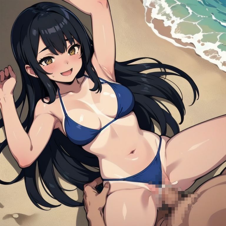 サンプル画像3:ビーチでビキニH(アレン・アイランド) [d_510225]