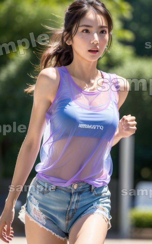 サンプル画像1:【総集編TOP3】上司の娘がGカップでロリ巨乳！先輩のちっぱい妹！皇居ランの不倫相手特集(美少女戦隊神レンジャー) [d_510326]