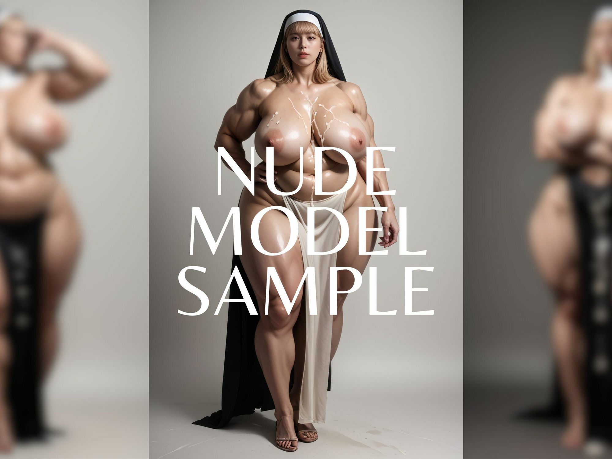 サンプル画像6:NIKUKAN NUDE MODEL_vol.23_ガチムチ体型(肉感至上主義) [d_510507]