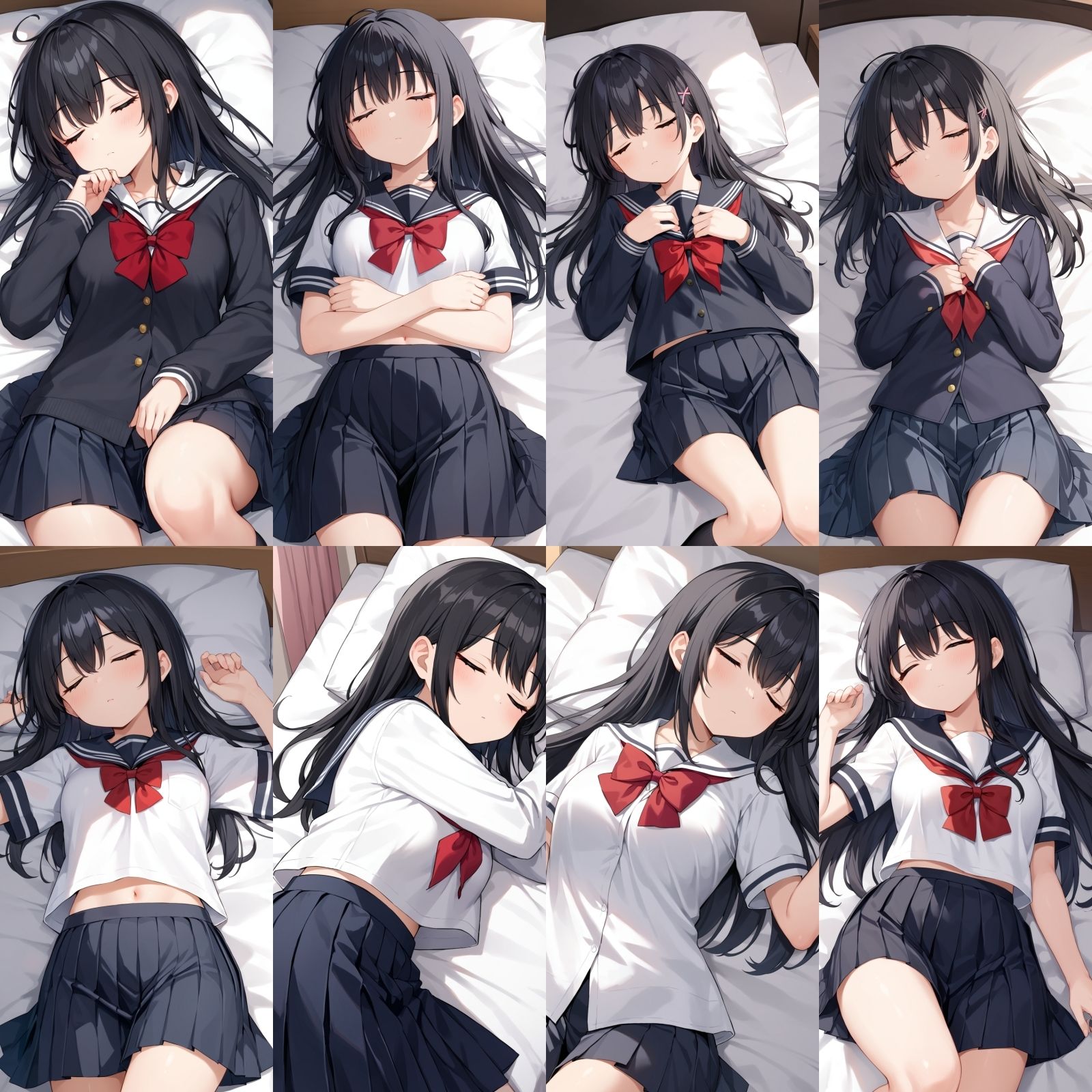 サンプル画像1:女友達が寝ていたので、襲いたくなってしまった【500枚】(女子高生) [d_510708]