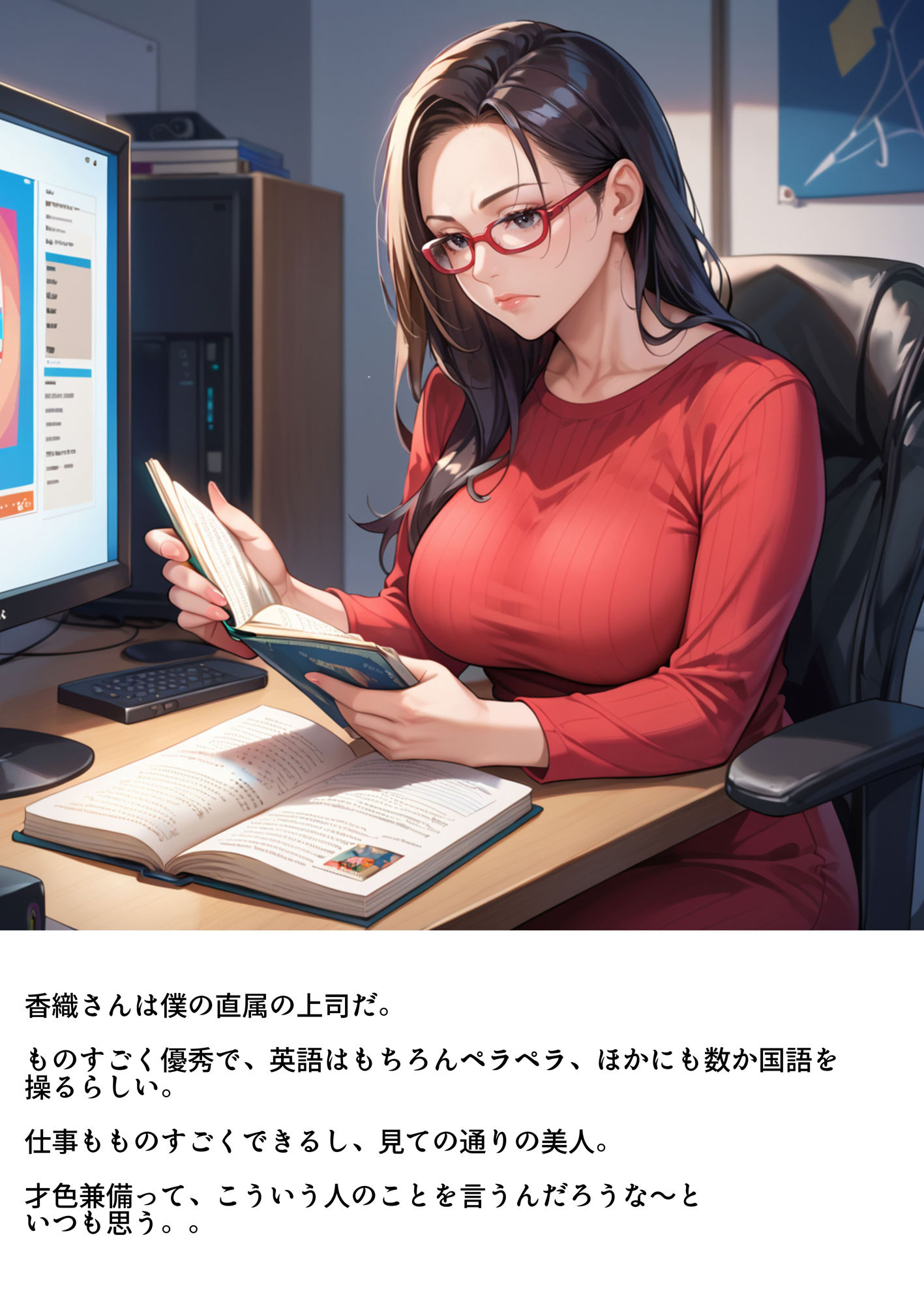 サンプル画像3:三十路独身・香織の拗らせた性欲(アップルレモン) [d_510770]