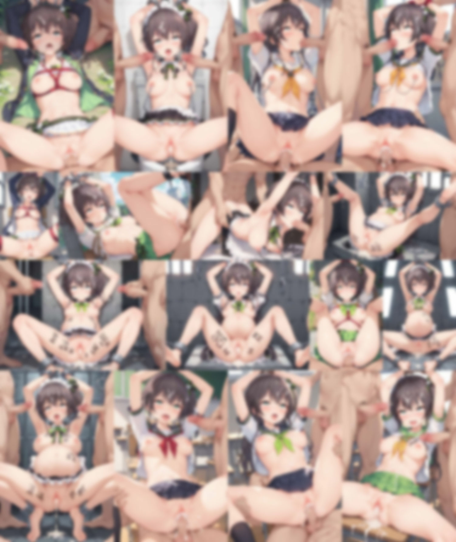 サンプル画像3:夏色ま◯り コスプレ孕まされ肉便器(すもぽん2) [d_510775]