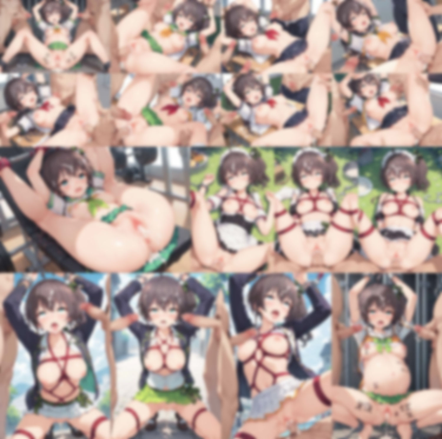 サンプル画像5:夏色ま◯り コスプレ孕まされ肉便器(すもぽん2) [d_510775]