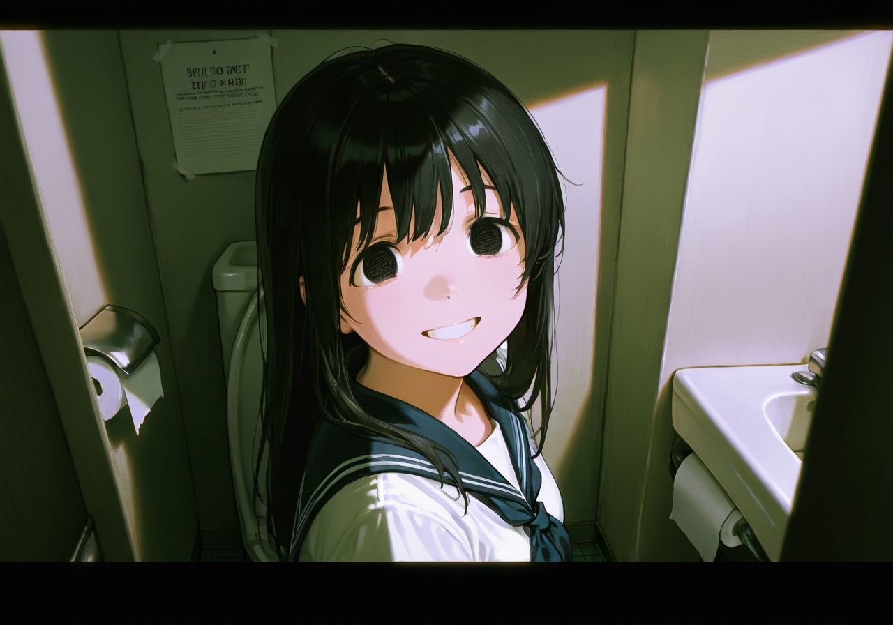 サンプル画像1:女子トイレを盗撮してみたら、J〇がおじさん好き変態マゾだった件(生ハメ帝国) [d_510783]