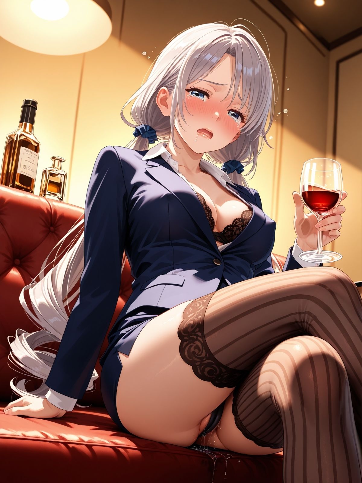 サンプル画像2:私って魅力ない？1 〜彼氏にフラレた会社の先輩がダル絡み〜(ニッチッチ) [d_510800]