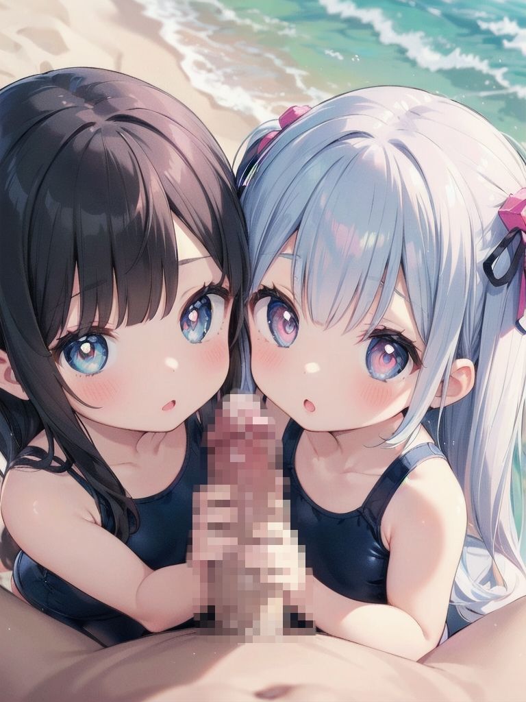 サンプル画像1:スク水の女の子とえっち5(もちもち生産所) [d_510913]