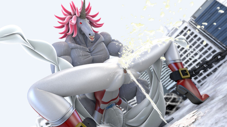 サンプル画像4:光の女神メロディナVSユニコーン星人＆ゴブリン星人(四次元少女ネオス) [d_510941]