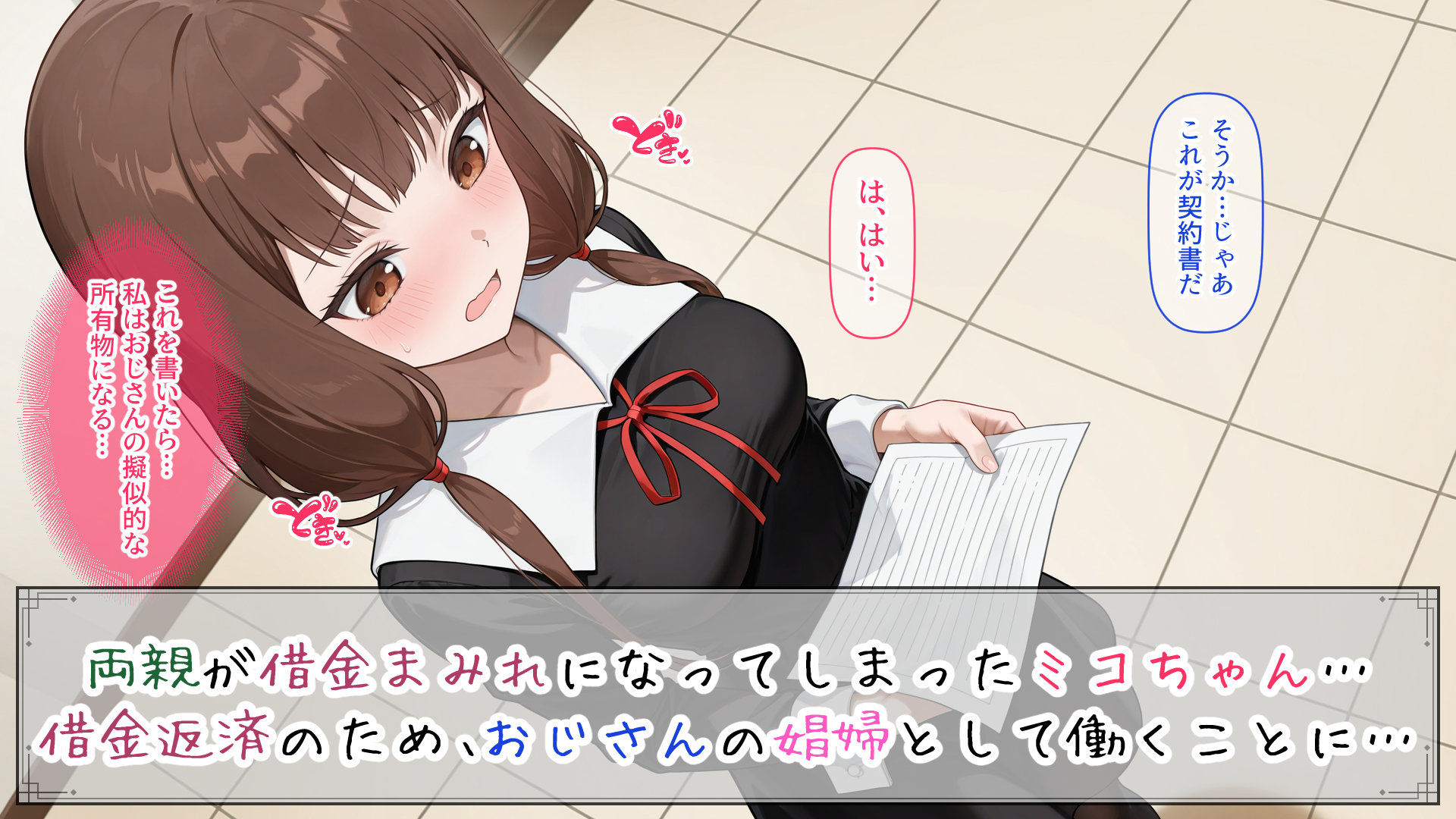 サンプル画像1:ミコちゃんの借金返済性活(異世界牧場（牛）) [d_510981]