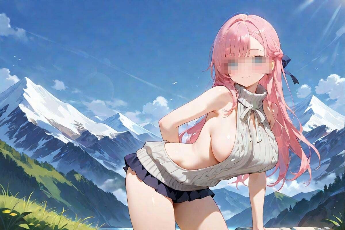 サンプル画像3:エロ過ぎニット  山ガール(AI幻想工房) [d_511065]