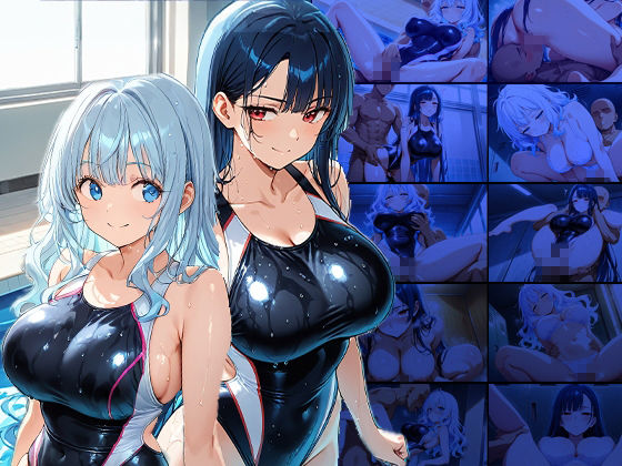 サンプル画像1:競泳水着美少女のアクメ顔！教育実習生とプールでSEX【高画質】(ニート印刷所) [d_511069]