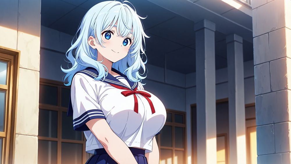 サンプル画像2:競泳水着美少女のアクメ顔！教育実習生とプールでSEX【高画質】(ニート印刷所) [d_511069]