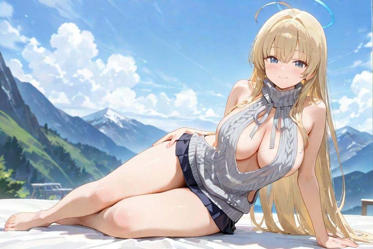 サンプル画像2:童貞殺しニット  痴女山ガール(AI幻想工房) [d_511075]