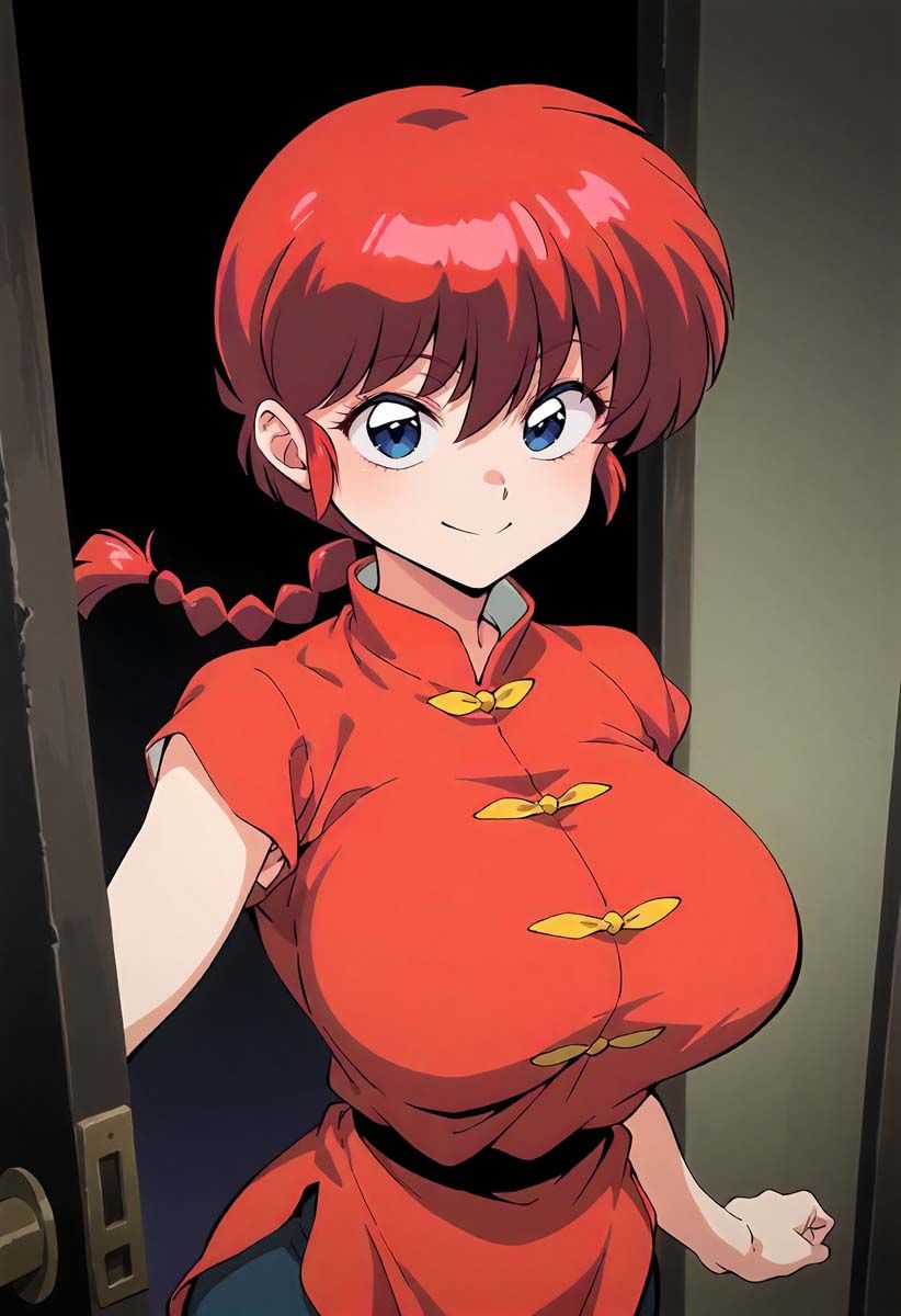 サンプル画像1:早乙女ら〇まコスプレの爆乳女の子のいる風俗(赤理アカ) [d_511113]