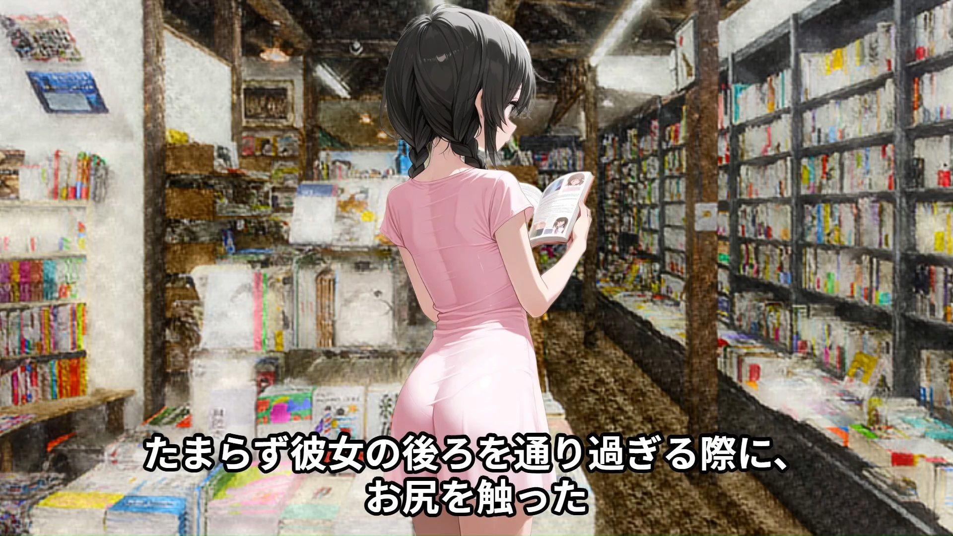 【少女痴●体験告白】本屋で考える力の育ちがゆっくりな可愛い〇〇〇〇〇のお尻を触ったら思いもよらぬ反応をされた話