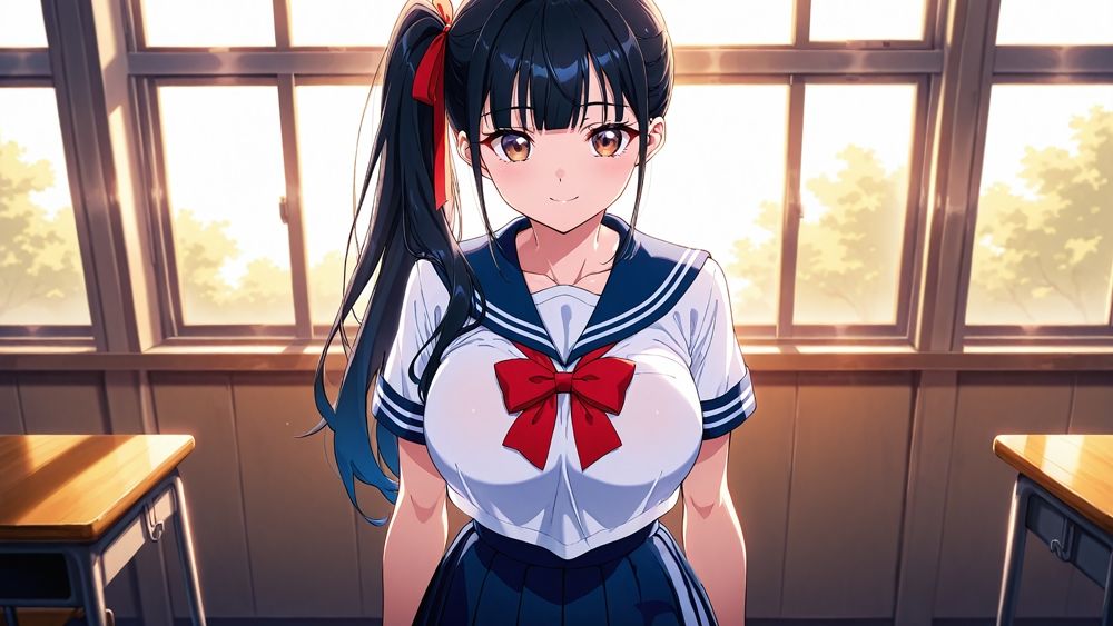 サンプル画像2:スク水美少女ふたり〜プールサイドで貪り合う絶頂プレイ〜(ニート印刷所) [d_511204]