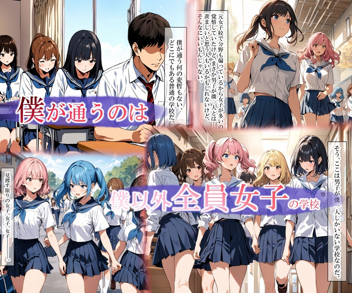 サンプル画像2:男僕一人の学校にヤリチンがやってきた(LoveSeal) [d_511234]