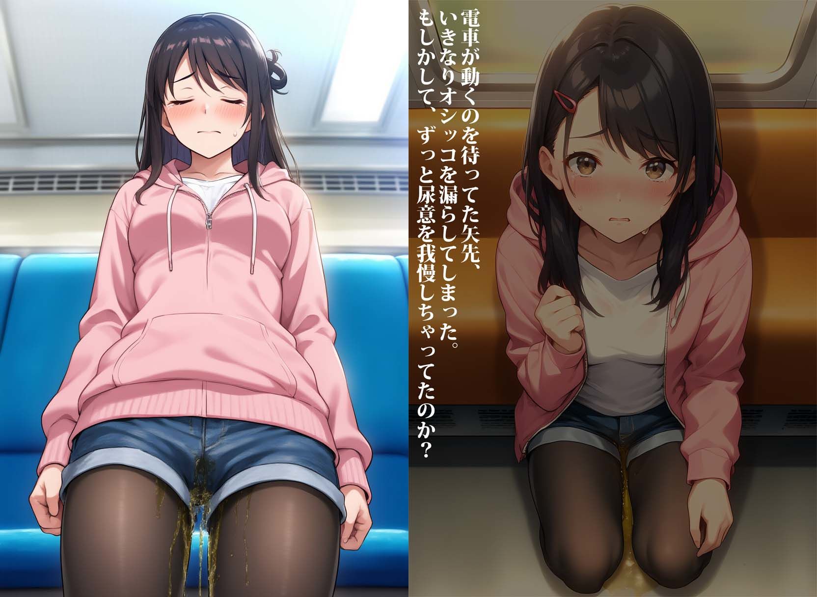 サンプル画像3:冬に目撃した幼馴染のお漏らし(性癖ユガ芽) [d_511236]