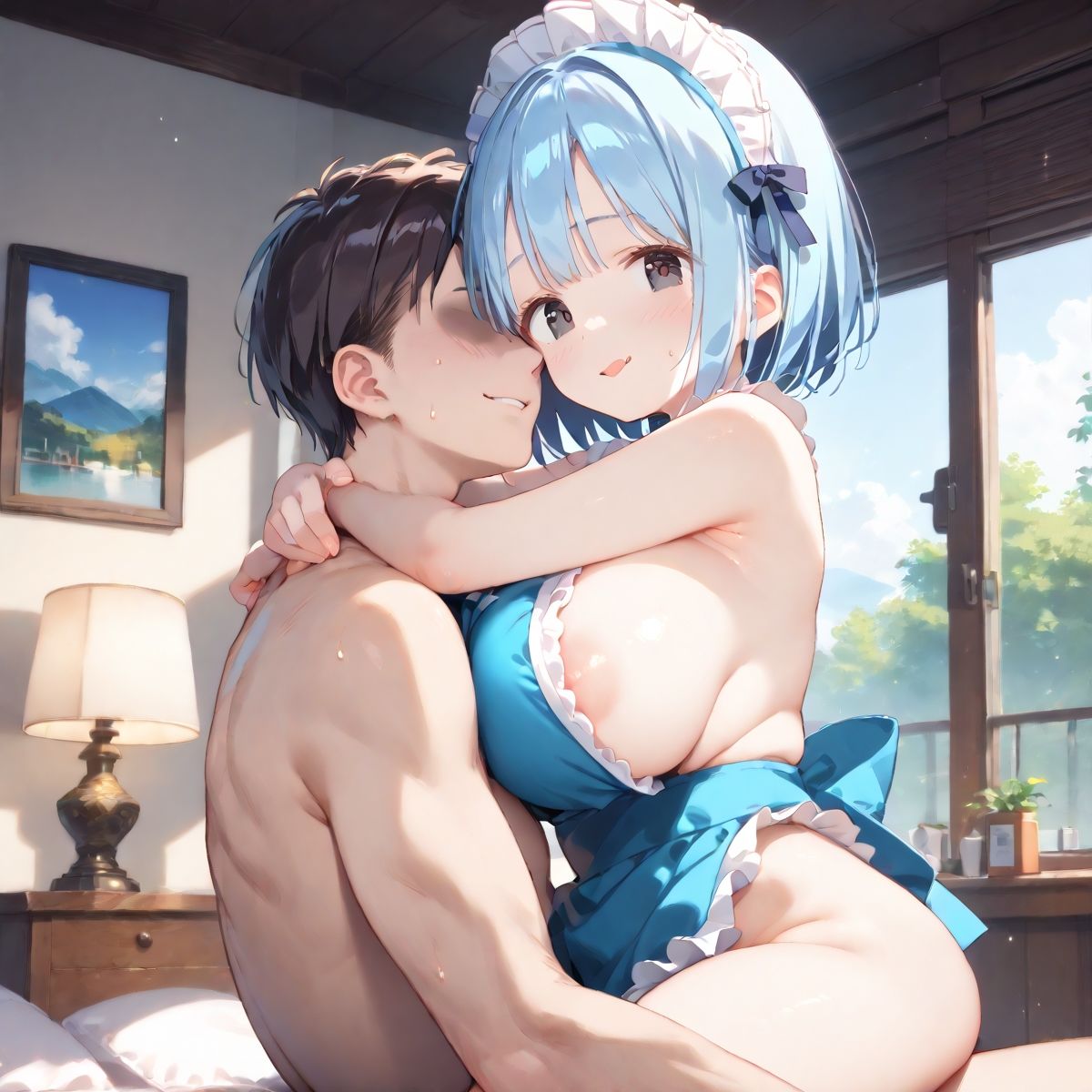 サンプル画像5:【PART9】家出少女を拾ったらご奉仕メイドハーレムになった件(いらすと屋さん) [d_511273]