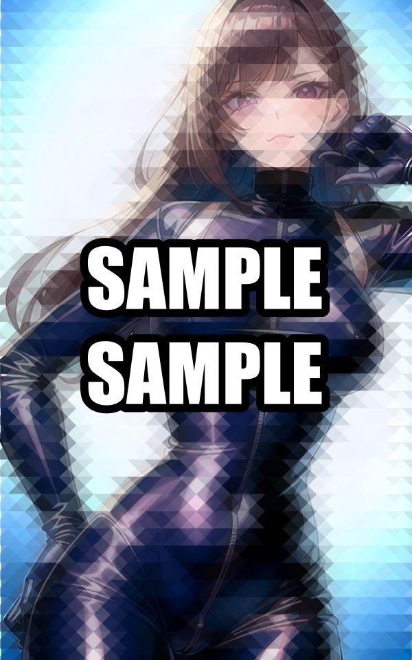 無表情ラバースーツ美女 イラスト集の画像3