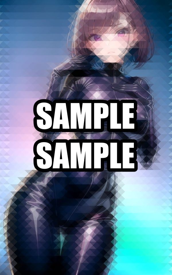 無表情ラバースーツ美女 イラスト集の画像8