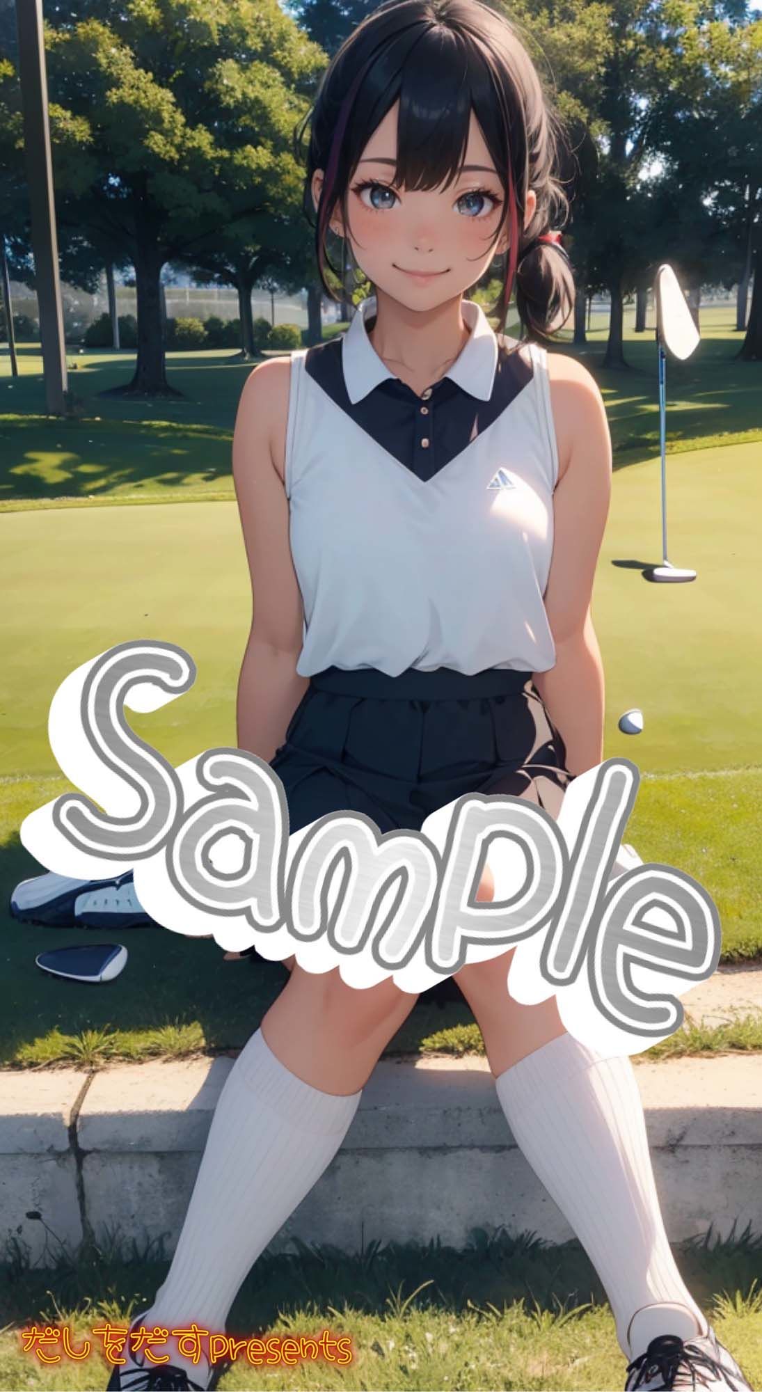 サンプル画像3:だしをだすpresents〜ゴルフちゃん写真集〜(だしをだす) [d_511341]
