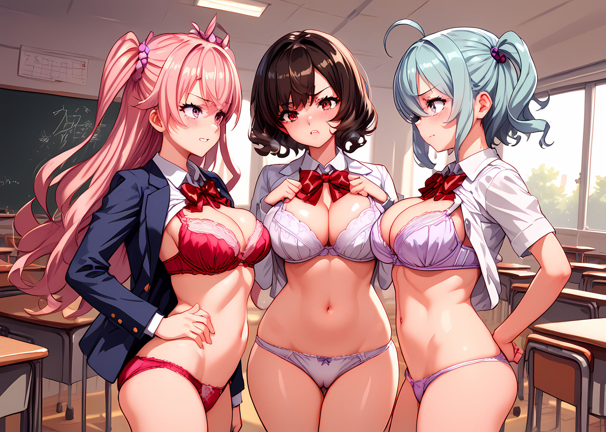 サンプル画像1:パニック！ハーレム学園2(イシスの囁き) [d_511377]