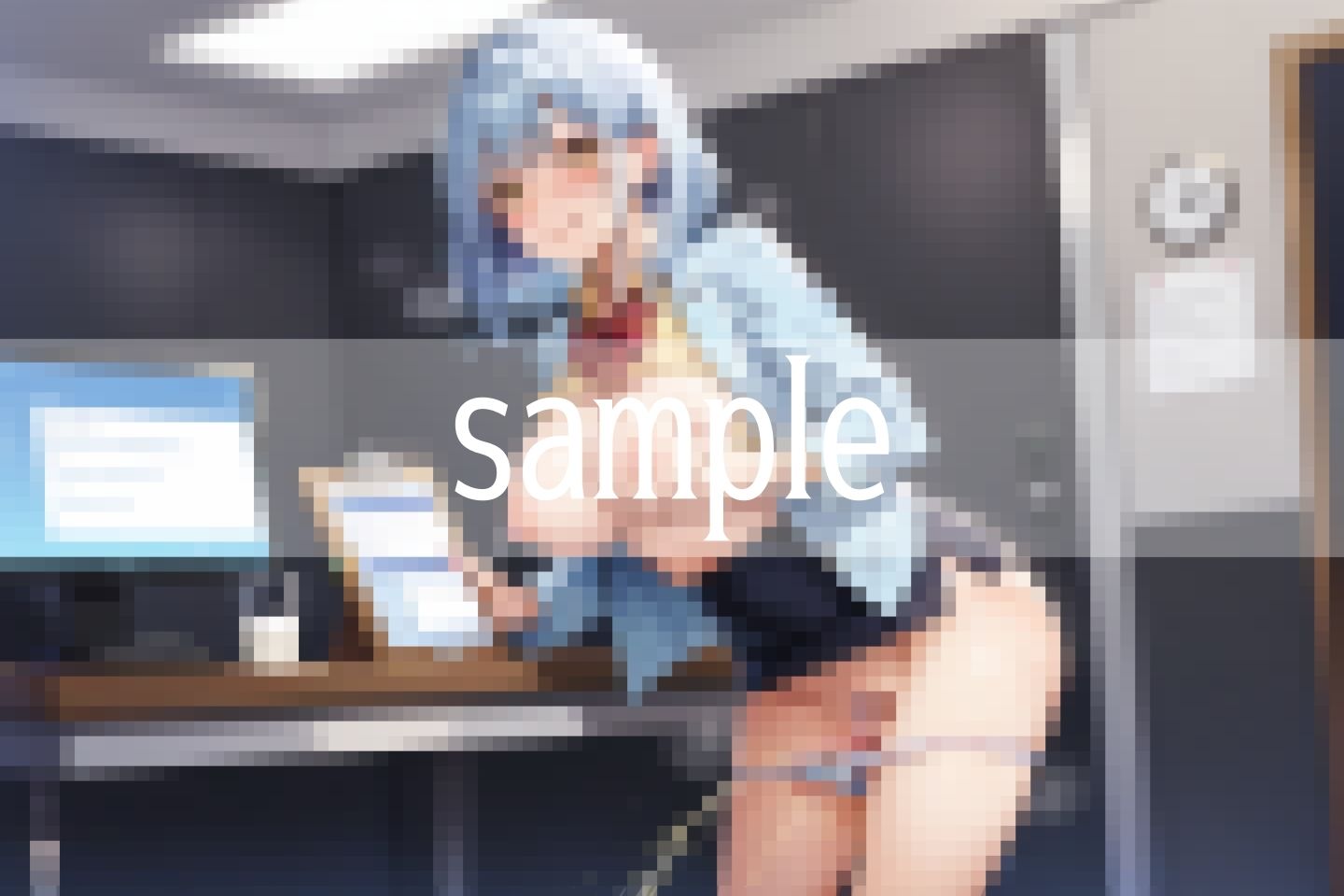 えっちなOL達の秘密のインタビューで失禁の画像2