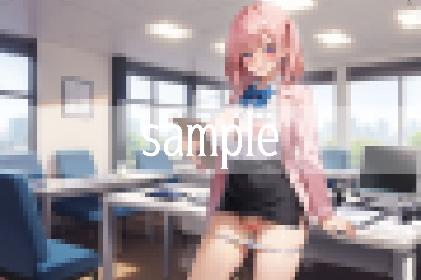 えっちなOL達の秘密のインタビューで失禁の画像4