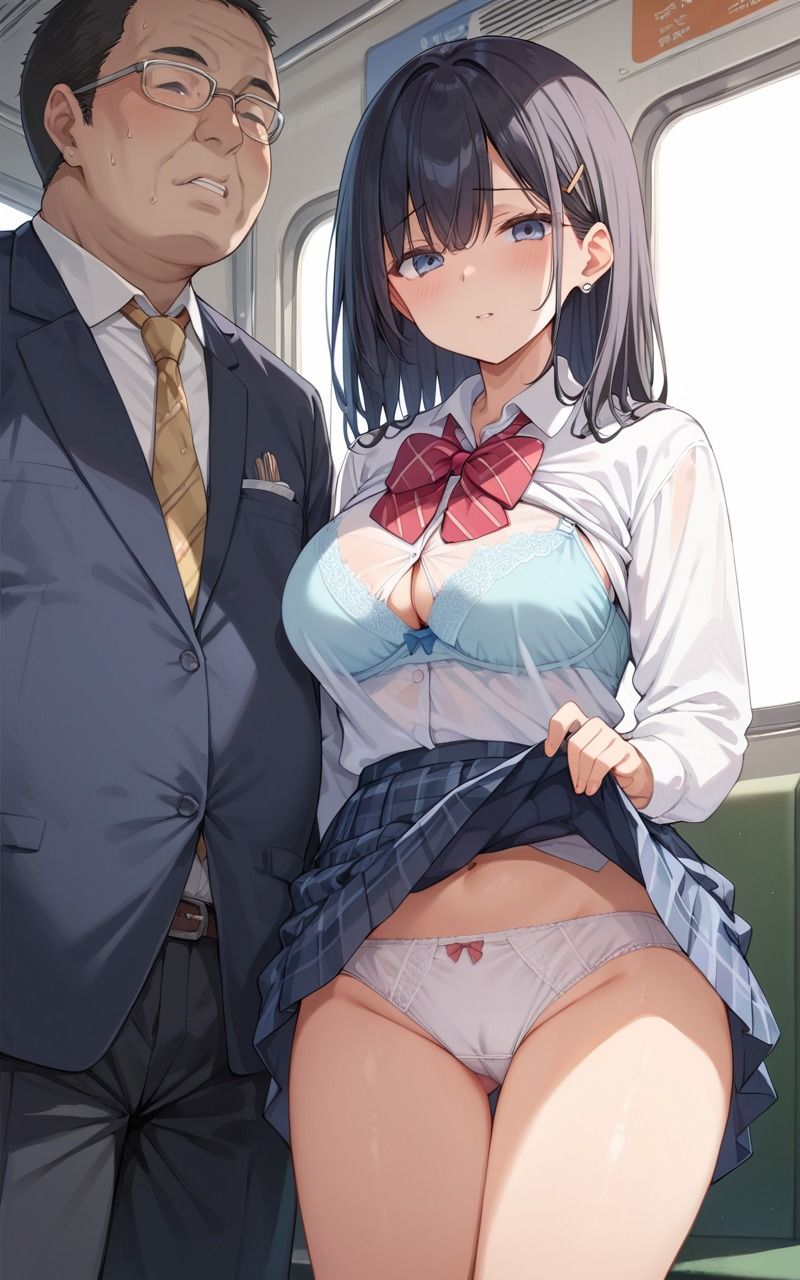 サンプル画像1:電車痴● 狙われた女子校生(えろりまん) [d_511543]