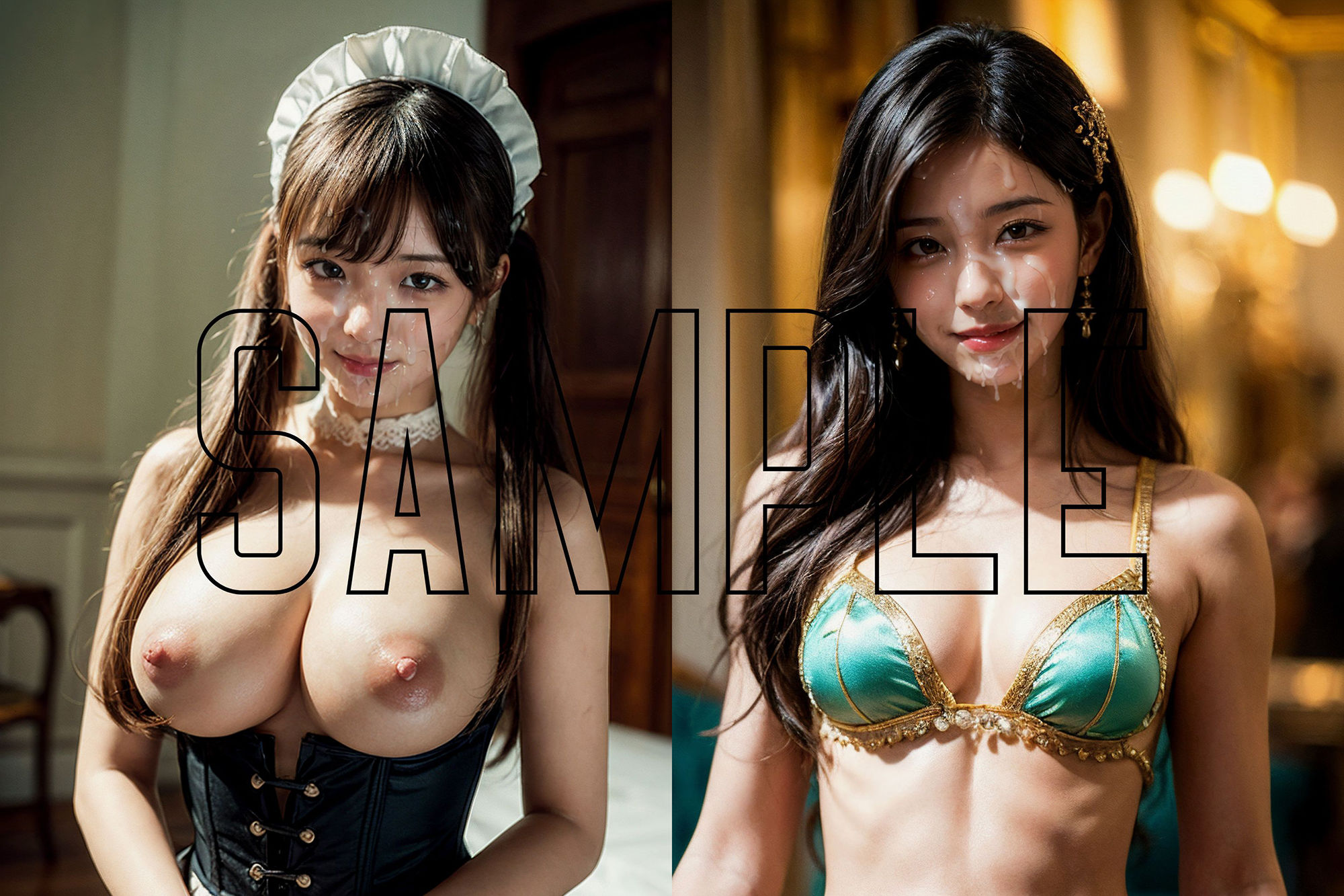 サンプル画像2:ぶっかけだけを詰め合わせ(Bukker’s BUKKAKE Pictures) [d_511547]