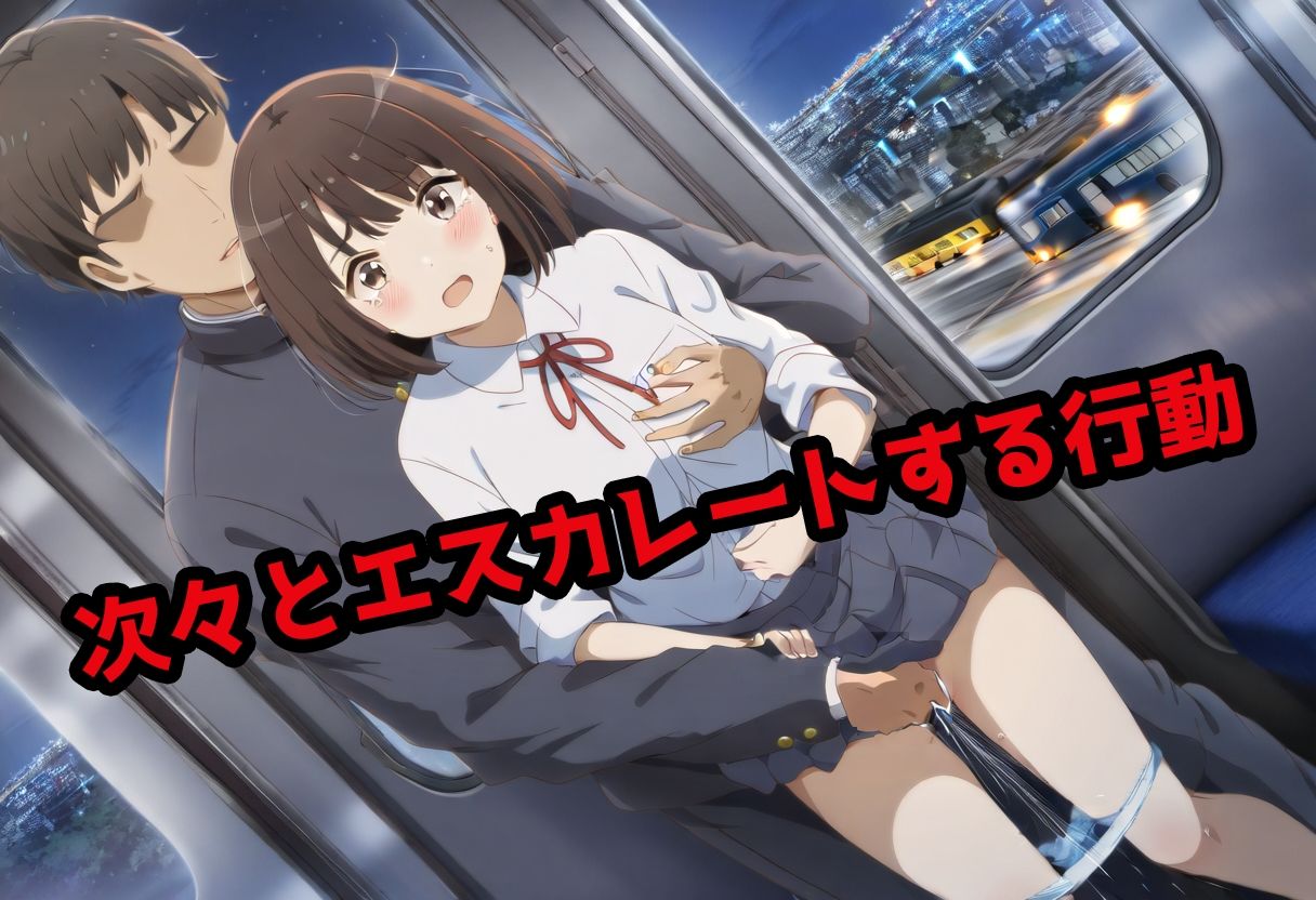 サンプル画像2:電車でヤラれ放題 制服女子ほのか(しんしむけ工房light) [d_511580]