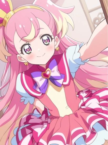 サンプル画像1:わんだふるぷりきゅあ！のキュアワンダフルから送られてきた自撮り写真(自撮りサークル  イカスミ工房) [d_511602]