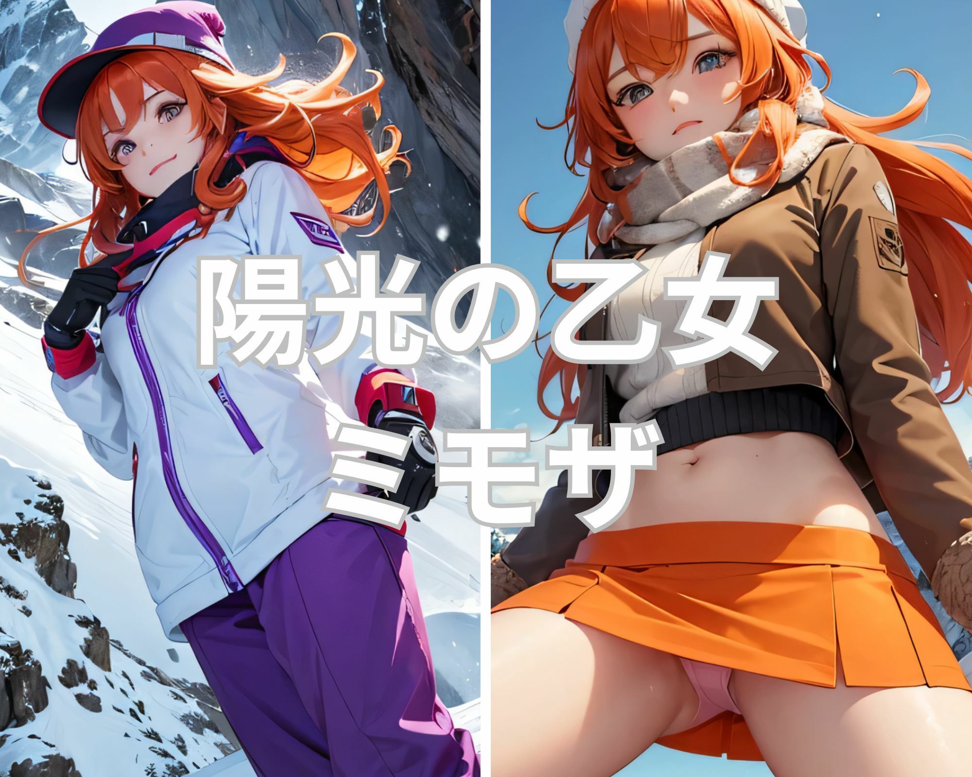 サンプル画像5:寒中見舞い申し上げます(KOC) [d_511615]