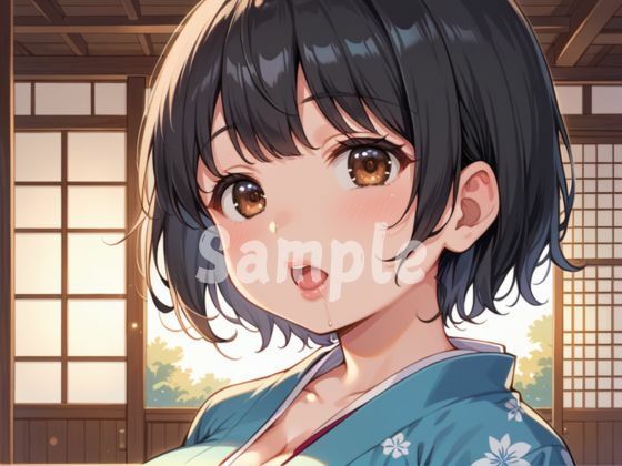 サンプル画像1:ぽっちゃり爆乳JKを調教温泉(べも太郎) [d_511986]