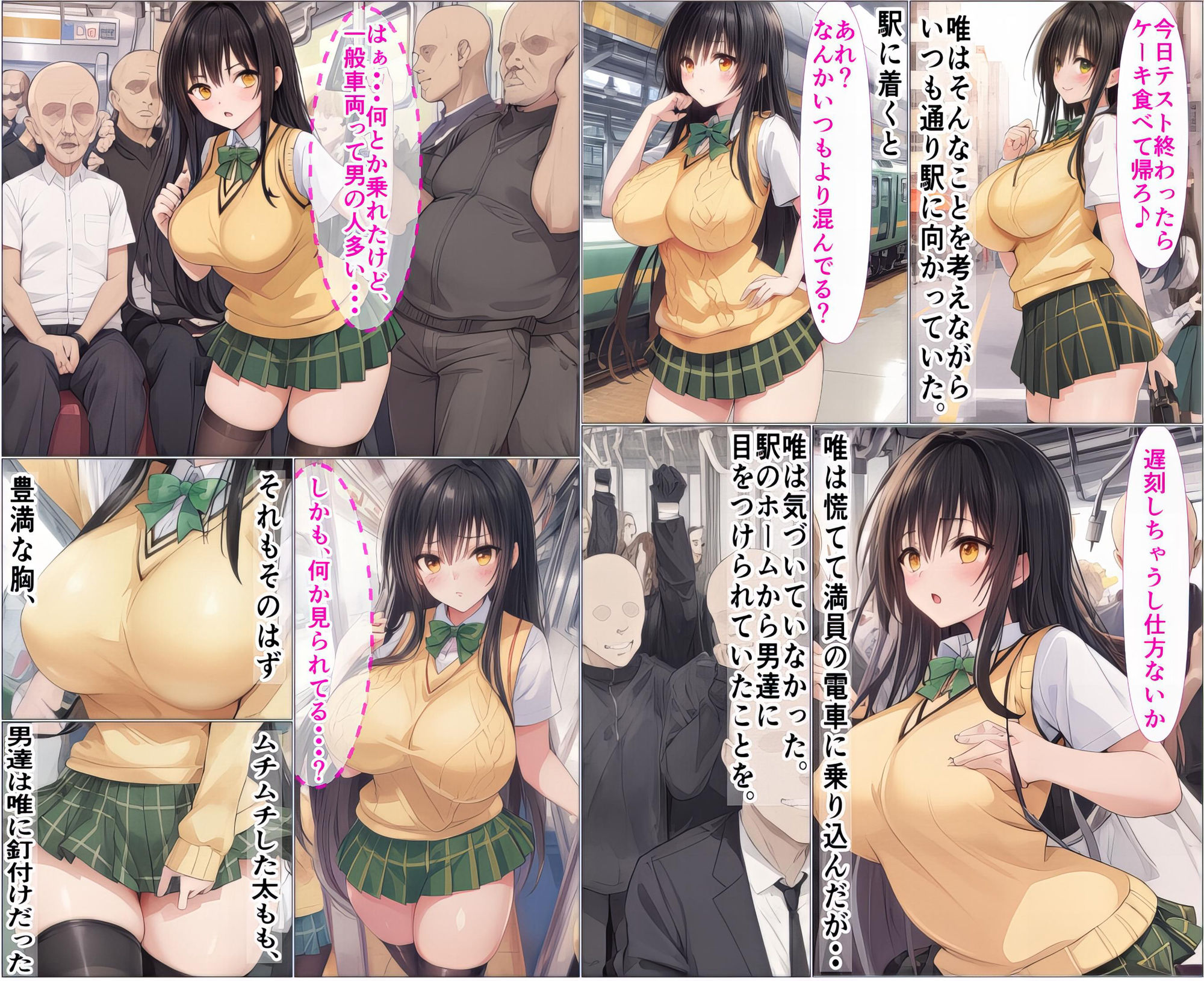 サンプル画像1:ToL〇veるな電車！集団痴● 小手川編 可哀そうなほど犯●れ何度も無許可で中出しされたヒロイン(東京アキバ同人倶楽部) [d_512000]