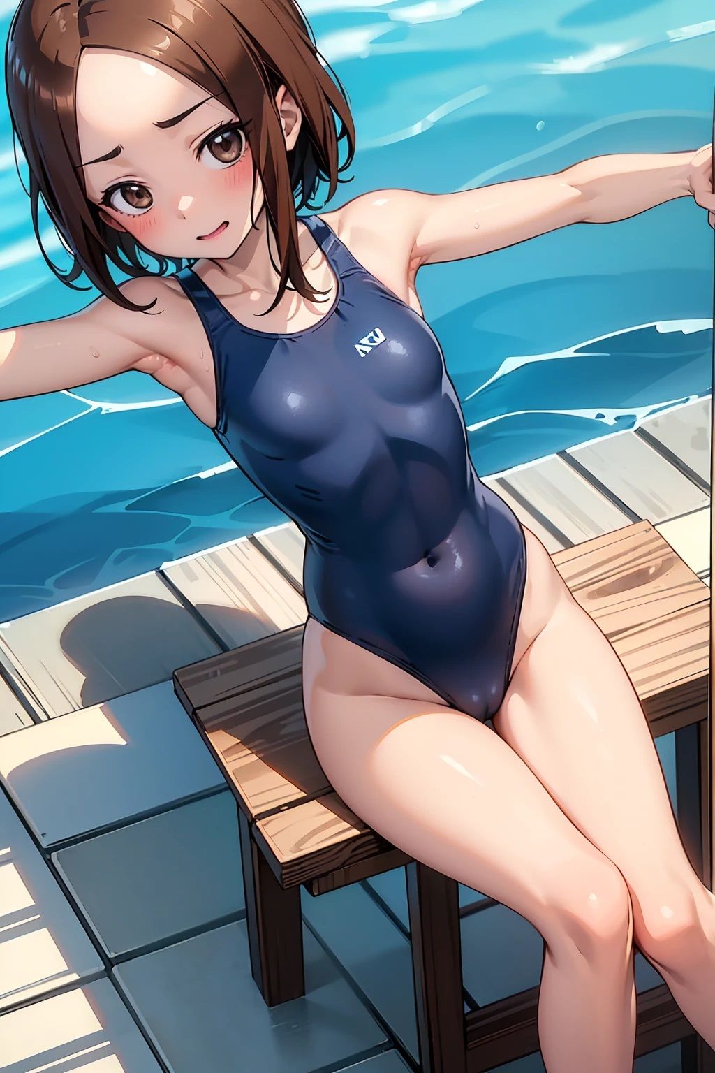 サンプル画像1:高〇さん  スク水（48枚）(ひぐまアート) [d_512050]